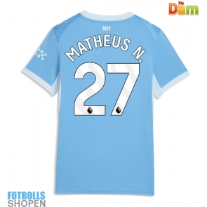 Billiga Manchester City Matheus Nunes #27 Hemmatröja Dam 2026-27 Kortärmad